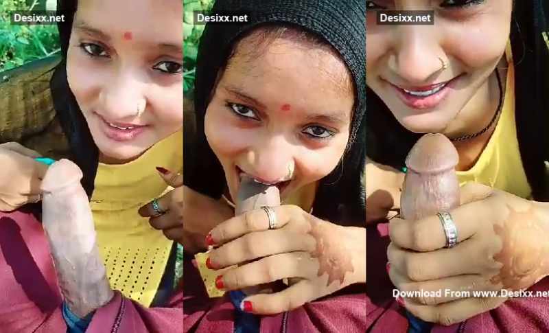 Blowjob Outdoor Desi Girl HD Video