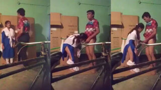 Village college girl giving blowjob professor